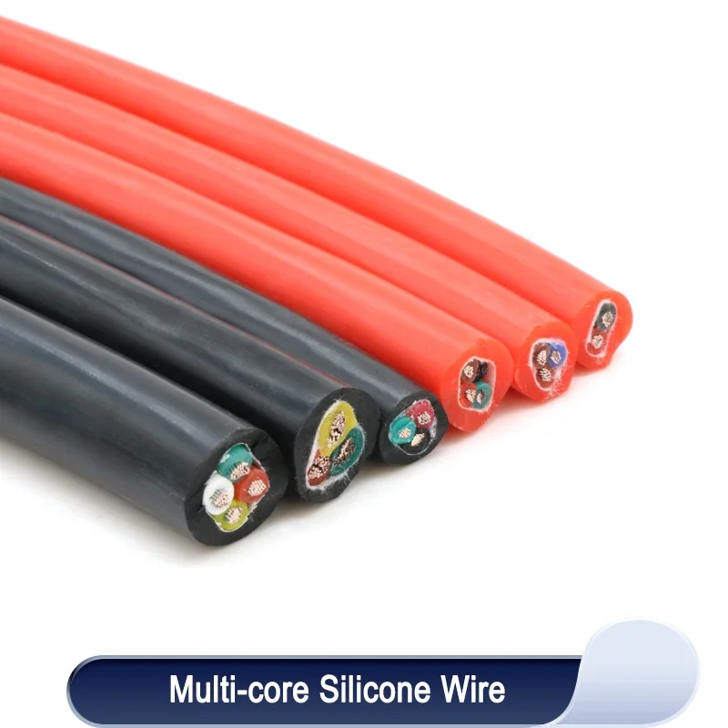 Wire 22 Gauge Copper - 1/5 متر 2 3 4 5