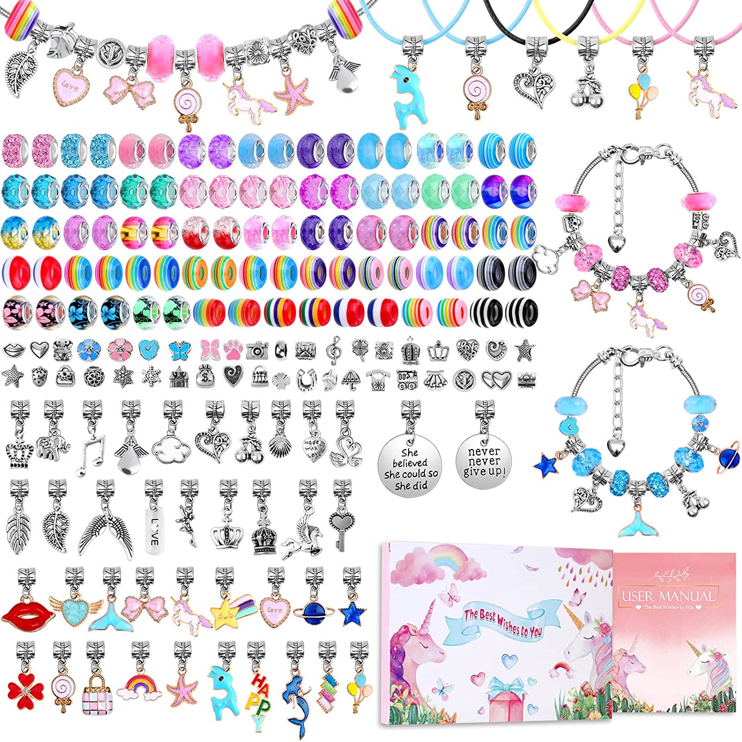 Jewelry Making For Teens - سوار Charm صنع عدة DIY بها