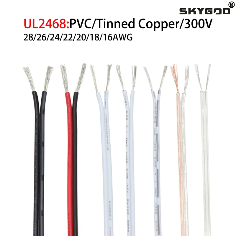 Wire 22 Gauge Copper - 1 متر/5 متر 28 26 24