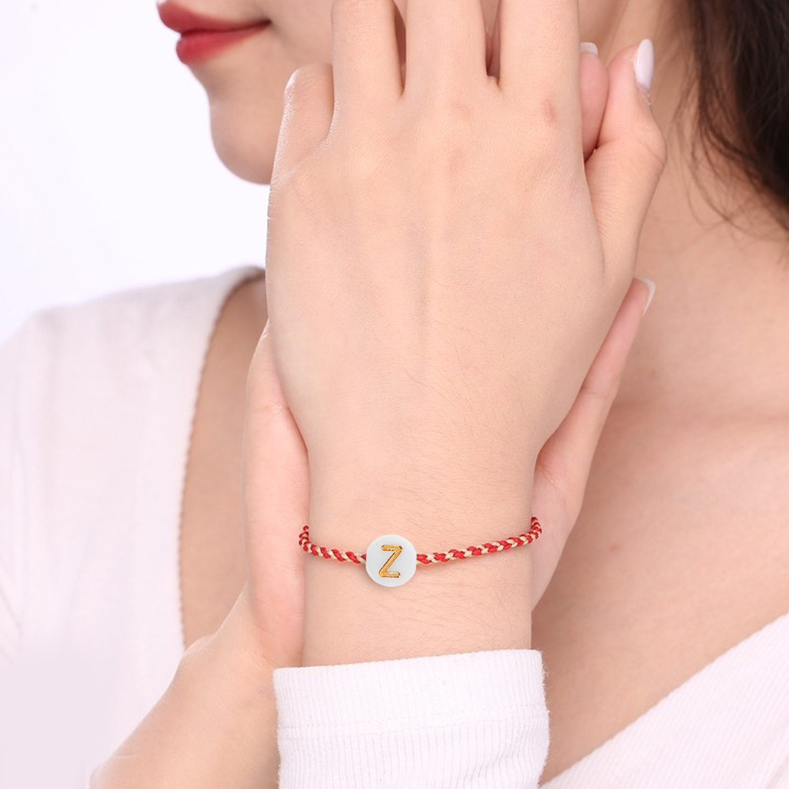 Jewelry Making For Teens - مجموعة خرز أبجدية مكونة من 24