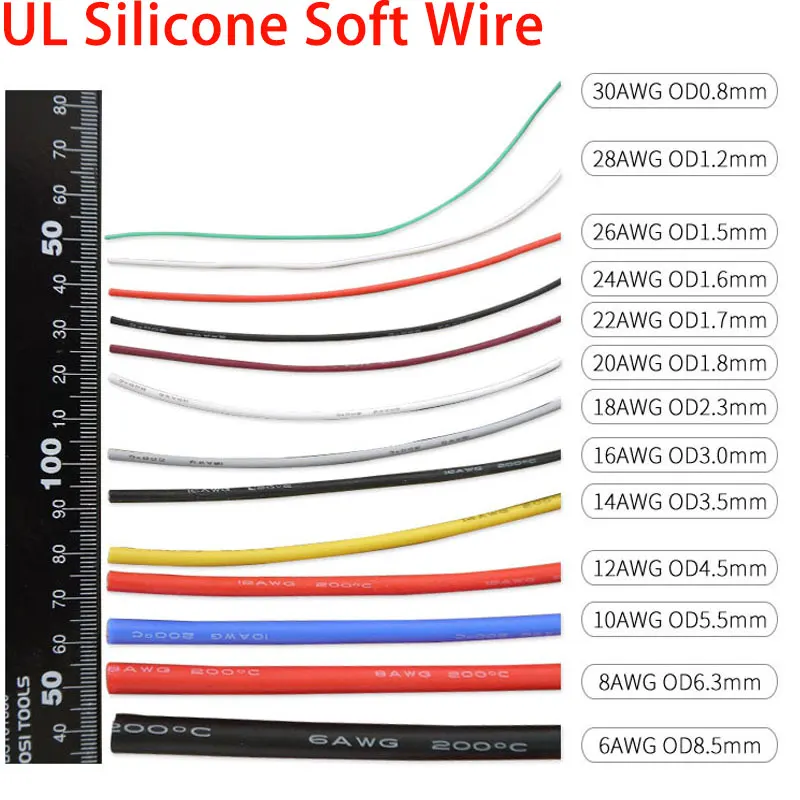 كابل مقاوم للحرارة 1 متر/5 أمت - مراجعة Wire 22 Gauge Copper وسعره