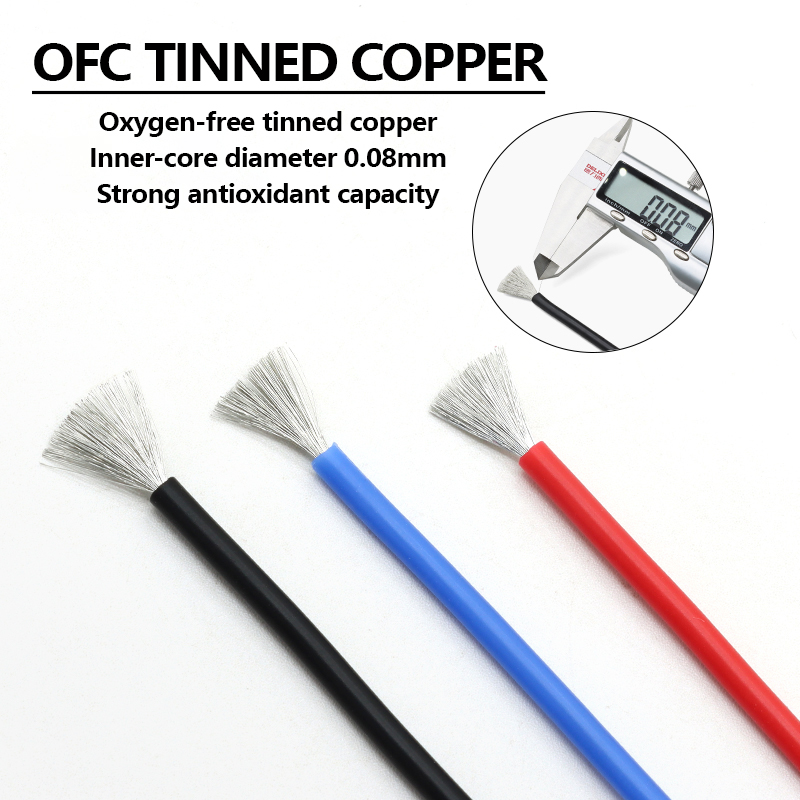 أسلاك مطاط السيليكون الناعمة ا - مراجعة Wire 22 Gauge Copper وسعره