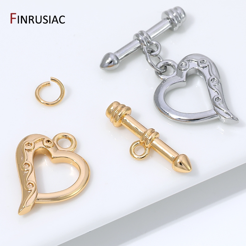 مشابك قلبية الشكل من النحاس ال - مراجعة Jewelry Making Items وسعره