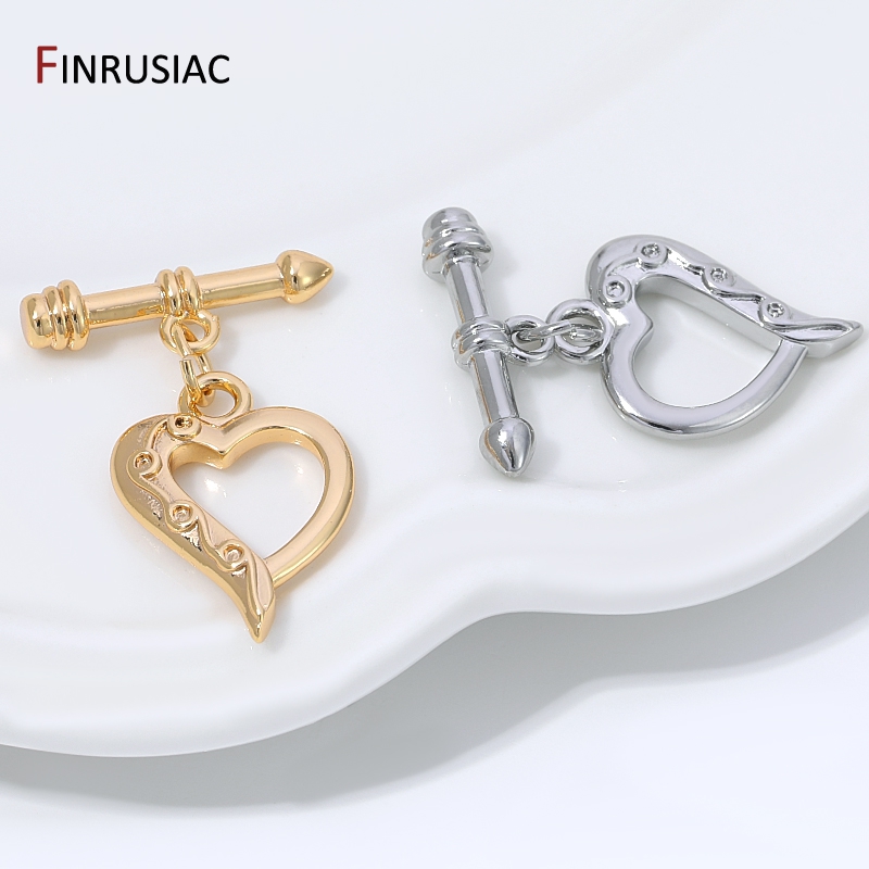 مشابك قلبية الشكل من النحاس ال - مراجعة Jewelry Making Items وسعره