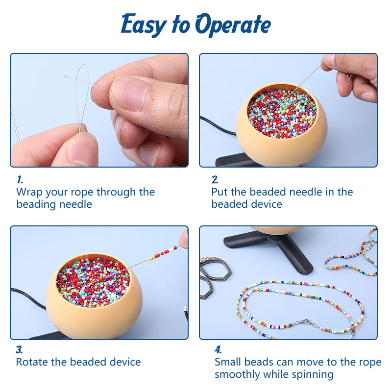 2/5 قطعة 5.3 بوصة كبيرة العين  - مراجعة Beading Needle Fine وسعره