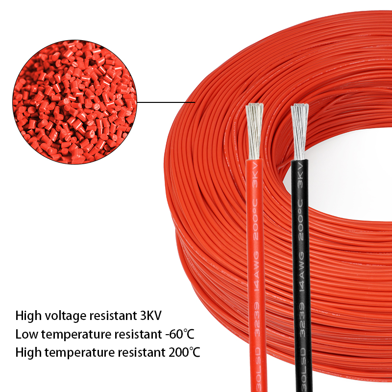1/5 متر UL3239 سلك السيليكون 3 - مراجعة Wire 22 Gauge Copper وسعره