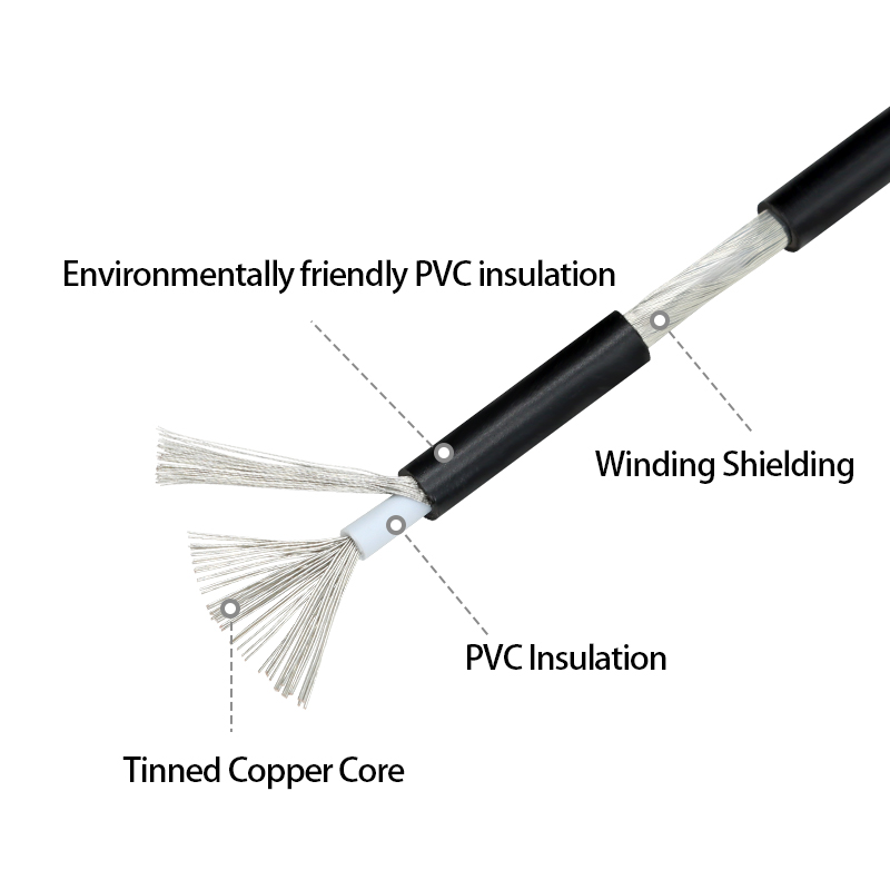1 ~ 10 متر UL1185 PVC سلك محمي - مراجعة Wire 22 Gauge Copper وسعره
