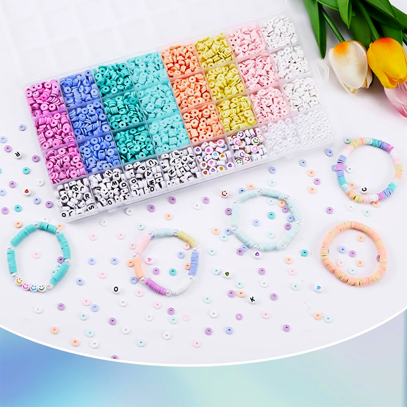 طقم صنع أساور من الخرز الطيني، - مراجعة Jewelry Making For Teens وسعره