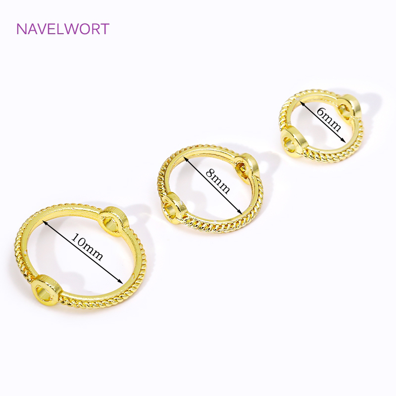 14K/18K إطارات حبة مطلية بالذه - مراجعة Jewelry Making Items وسعره