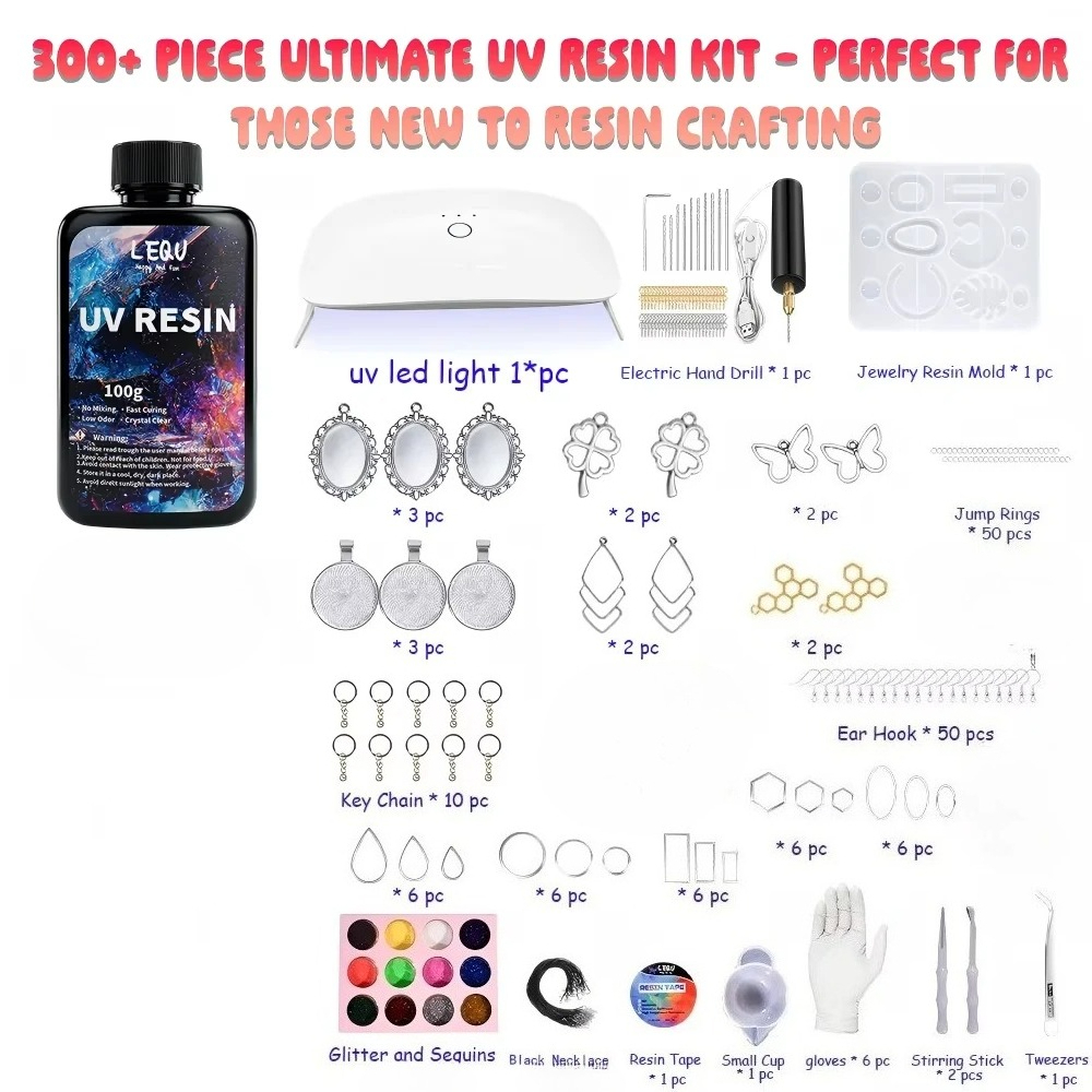 مجموعة راتنج UV مكونة من 300 ق - مراجعة Jewelry Making Light وسعره