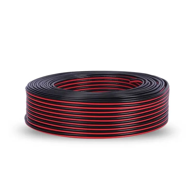 5/10 متر RVB أحمر أسود 2 دبابي - مراجعة Wire 22 Gauge Copper وسعره