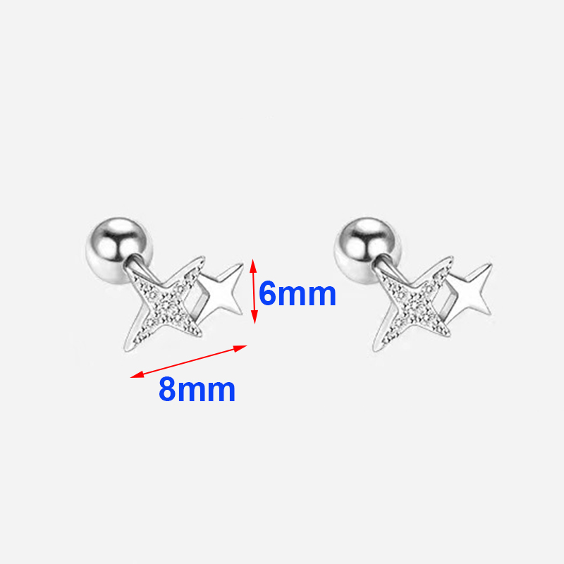 أقراط فضية عيار 925 مرصعة بالز - مراجعة Beading Needle Fine وسعره