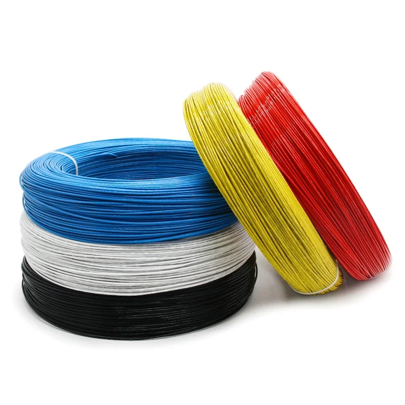 1 متر/5 متر UL1332 PTFE سلك 30 - مراجعة Wire 22 Gauge Copper وسعره