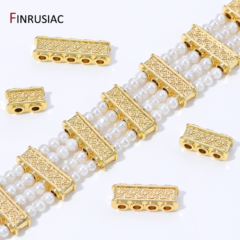 خرز فاصل مستطيل الشكل من النحا - مراجعة Jewelry Making Items وسعره