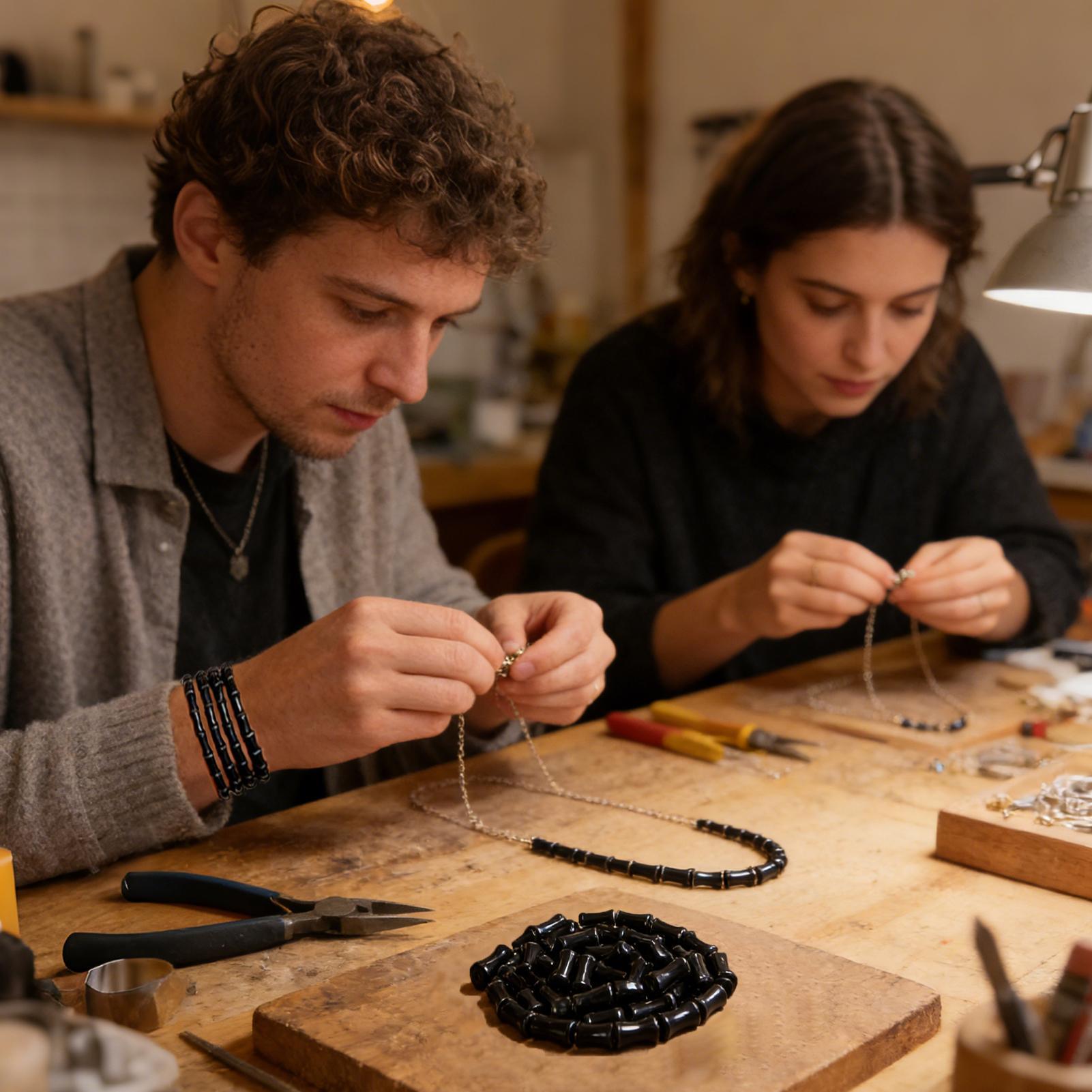 50 قطعة من الخرز الزجاجي مقاس  - مراجعة Jewelry Making For Teens وسعره
