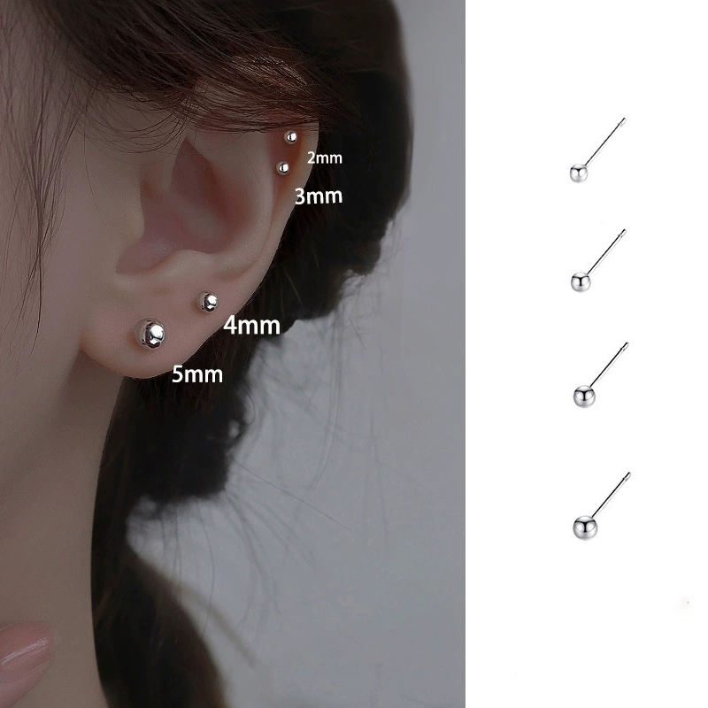 أقراط مسمارية كلاسيكية صغيرة ل - مراجعة Beading Needle Fine وسعره