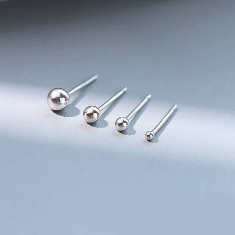 أقراط مسمارية كلاسيكية صغيرة ل - مراجعة Beading Needle Fine وسعره