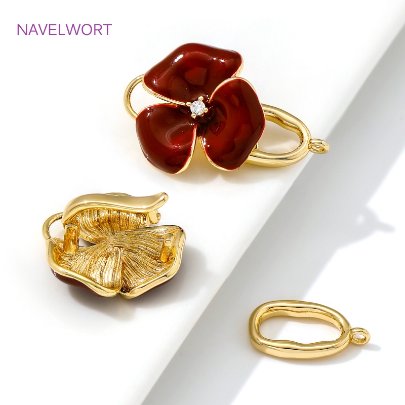 أنماط متعددة 18K مطلية بالذهب  - مراجعة Jewelry Making Items وسعره