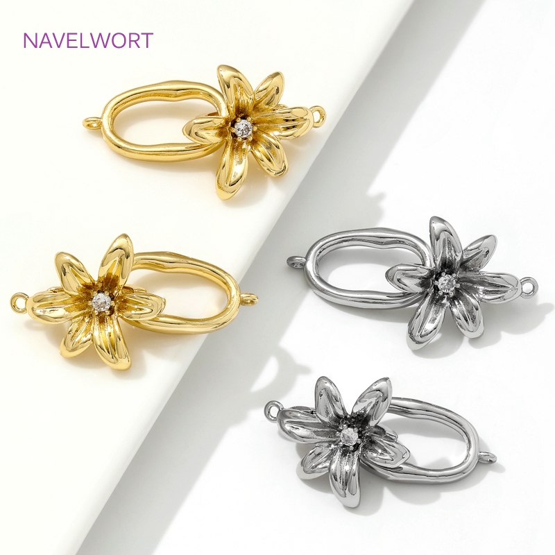 أنماط متعددة 18K مطلية بالذهب  - مراجعة Jewelry Making Items وسعره