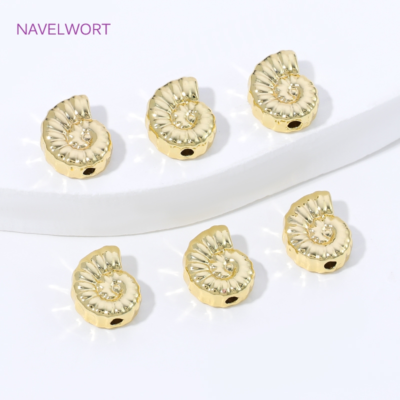 خرز فاصل من النحاس المطلي بالذ - مراجعة Jewelry Making Items وسعره